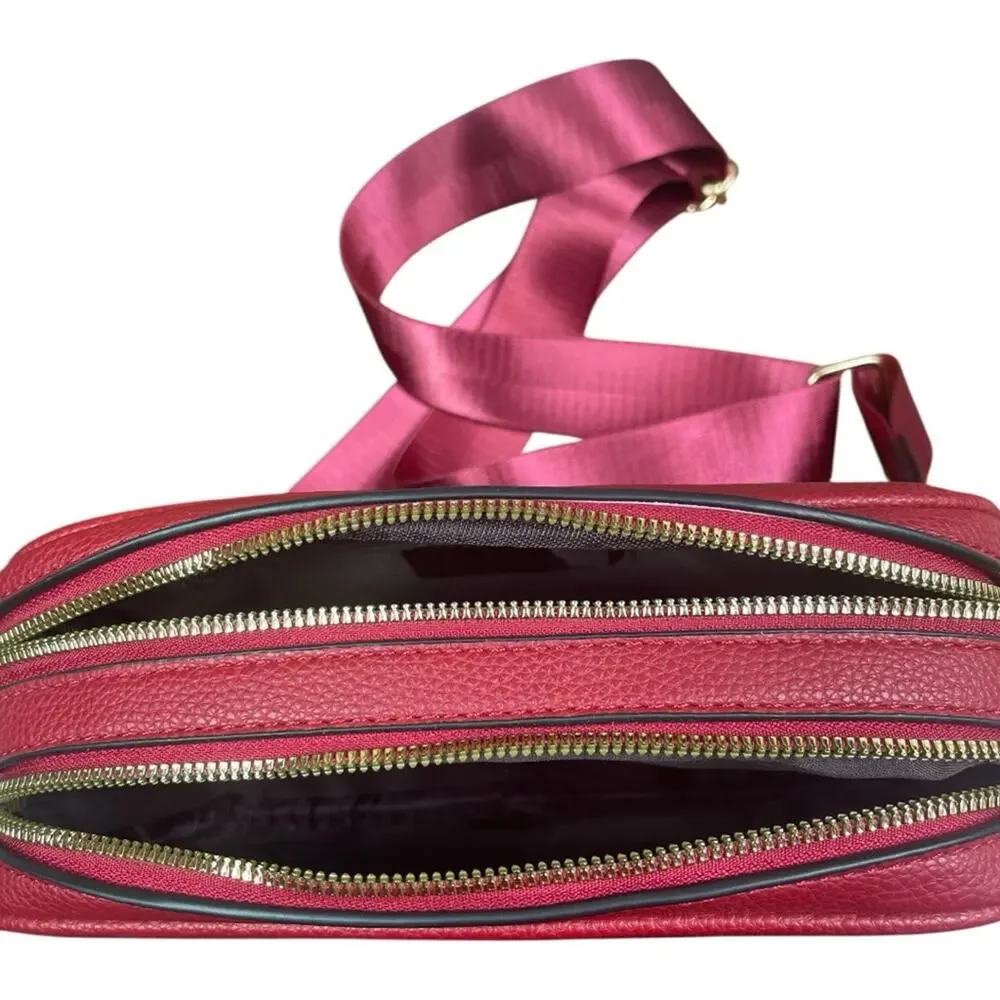 “The Crossbody “ Red Camera Bag